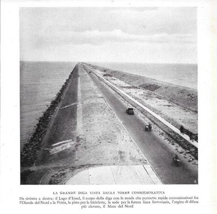 La grande diga vista dalla torre commemorativa. Stampa 1934 - copertina