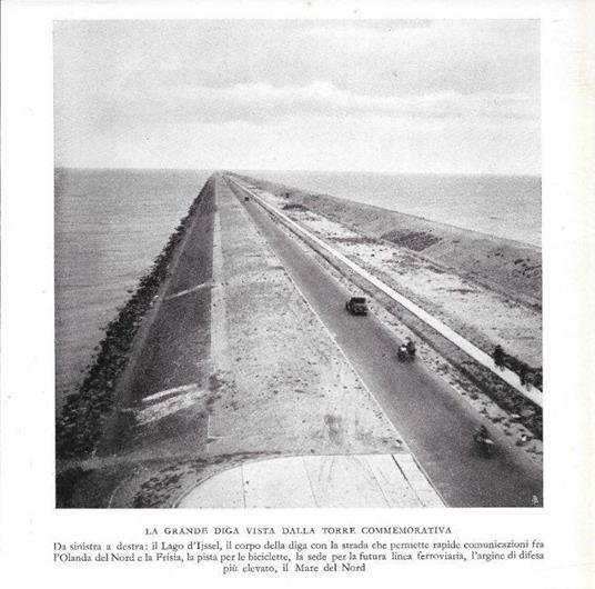 La grande diga vista dalla torre commemorativa. Stampa 1934 - copertina