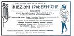 Iniezioni Ipodermiche indolori con la siringa Lombardo. Advertising 1923