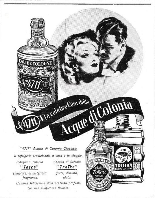 N. 4711, La Celebre Casa Delle Acque Di Colonia. Advertising 1939 - copertina
