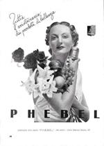 Phebel, Prodotti di Bellezza. Advertising 1939