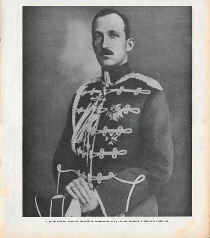 Il Re dei Bulgari , Boris III. Stampa 1943 - copertina
