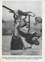 Un gruppo d'assalto germanico va in esplorazione (fronterusso). Stampa 1943