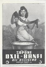 Oxil-Banfi Sapone all'Ossigeno, dal 1780. Advertising 1943