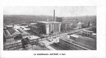 Lo stabilimento dell'Anic a Bari. Stampa 1938 - copertina