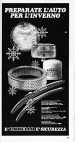 È Carello È Sicurezza. Advertising 1969