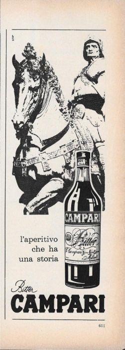 Bitter Campari. L'aperitivo che ha una storia. Advertising 1964 - copertina