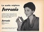 Pellicole Ferrania la scelta migliore. Advertising 1958