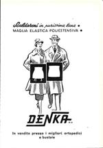 Denka. Maglia elastica poliestensiva. Advertising 1958