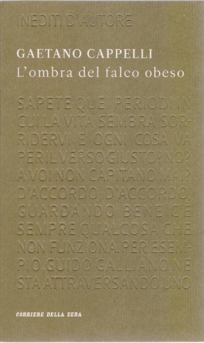 L' ombra del falco obeso - Gaetano Cappelli - Gaetano Cappelli - copertina