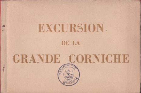 Excursion de la grande corniche - copertina