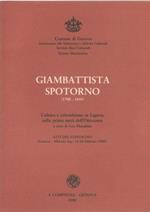 Giambattista Spotorno (1788-1844). Cultura e colombismo in Liguria nella prima metà dell'Ottocento