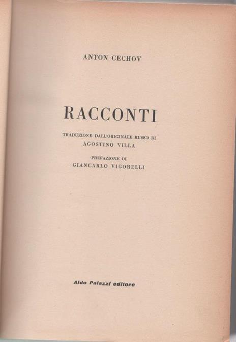 Racconti - Anton Cechov - Anton Cechov - 2