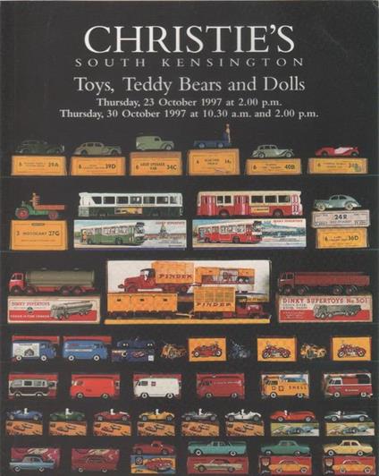 Christie's South Kensington Auction Catalog 1997 Toys Teddy Bears and Dolls - copertina