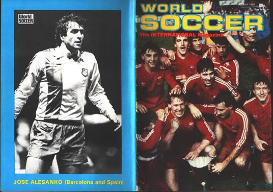 World Soccer. 1983 august - copertina