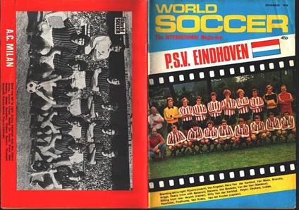 World Soccer. 1978 december. PSV Eindhoven - copertina