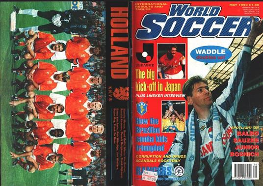 World Soccer. 1993 may - copertina