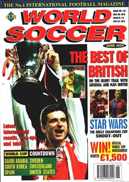 World Soccer. 1994 june. The best of British Star Wars - copertina