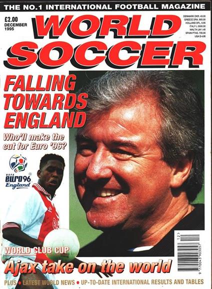 World Soccer. 1995 december. Falling towards England - copertina
