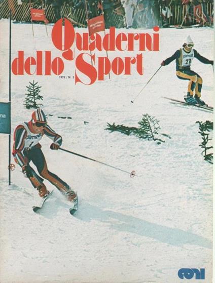Quaderni dello Sport. Rivista ufficiale CONI. 1975 n. 3 - copertina