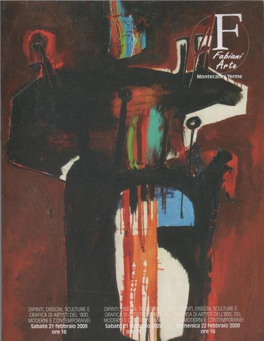 Fabiani Arte. Catalogo asta 21-22 febbraio 2009 - copertina