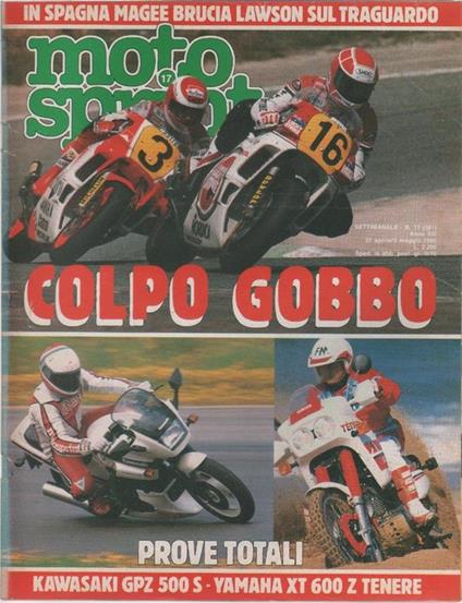 Moto sprint. n. 17 - 1988. GP Spagna, colpo gobbo - copertina