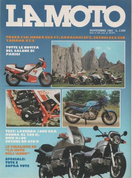 La Moto. 1983. Novembre - copertina