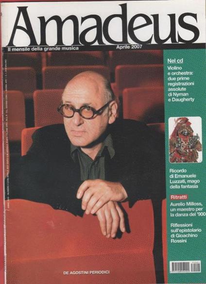 Amadeus. Aprile 2007 - copertina