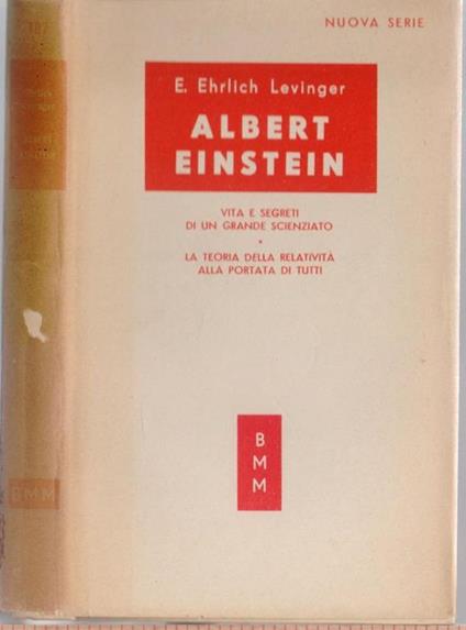 Albert Einstein - E. Ehrlich Levinger - copertina