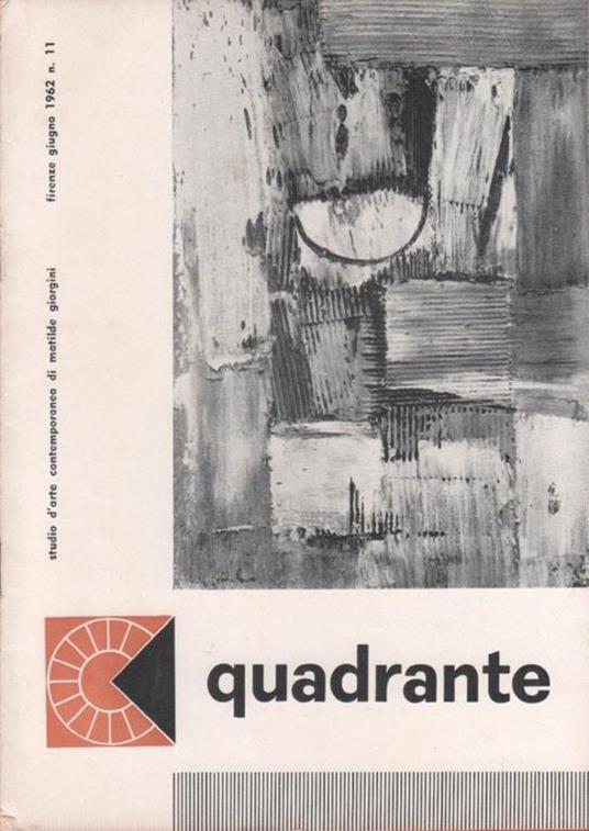 4 pittori genovesi. Il quadrante, Firenze 11/6-11/7 1962 - copertina