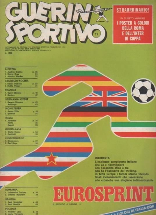 Guerin Sportivo n. 17. 1981 - copertina