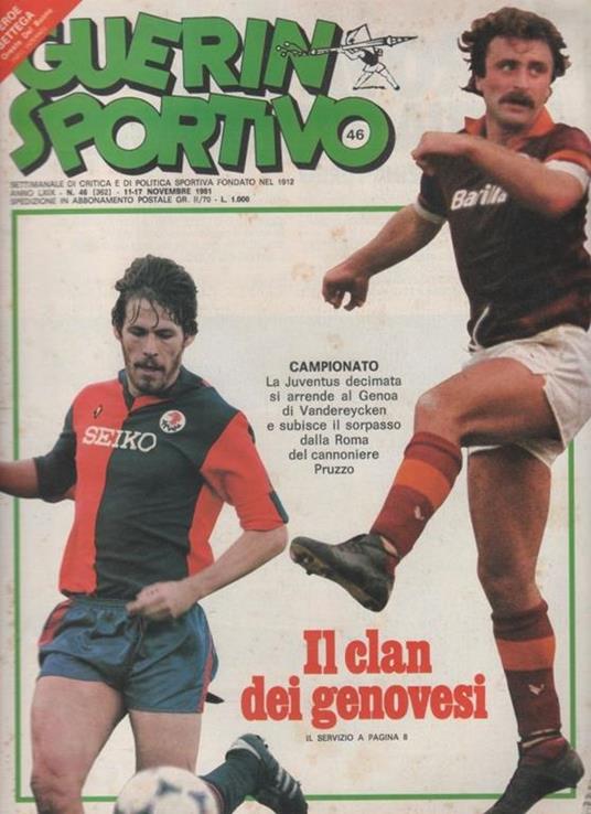 Guerin Sportivo n. 46. 1981 - copertina