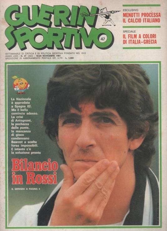 Guerin Sportivo n. 47. 1981 - copertina