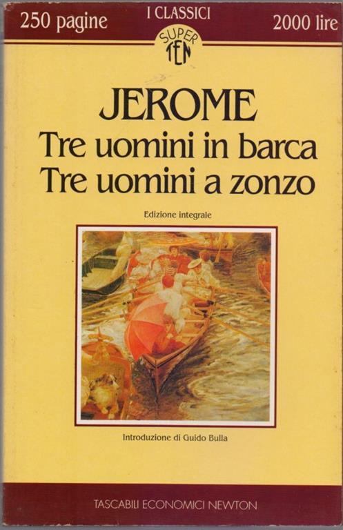 Tre uomini in barca Tre Uomini a zonzo - Jerome - copertina
