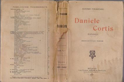 Daniele Cortis - Antonio Fogazzaro - Antonio Fogazzaro - copertina