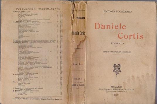 Daniele Cortis - Antonio Fogazzaro - Antonio Fogazzaro - copertina