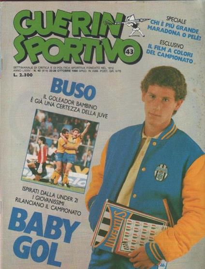 Guerin Sportivo n. 43. 1986 - copertina