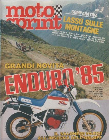 Moto sprint. n. 41 - 1984. Grandi novità enduro '85 - copertina