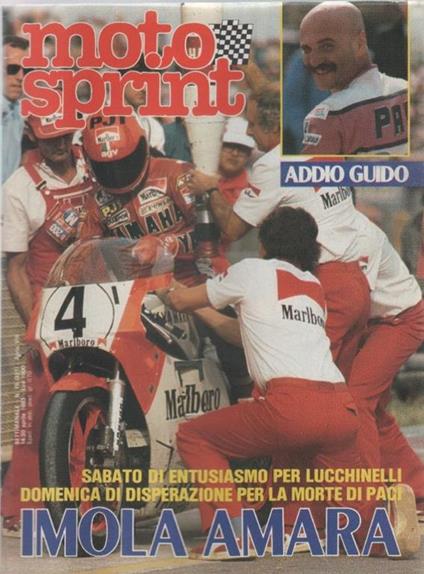 Moto sprint. n. 15- 1983. Imola amara - copertina
