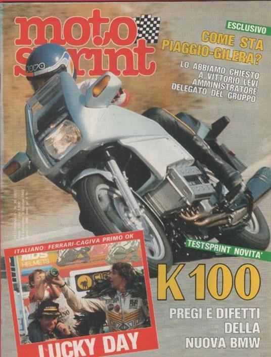 Moto sprint. n. 39 - 1983. Luky Day - copertina
