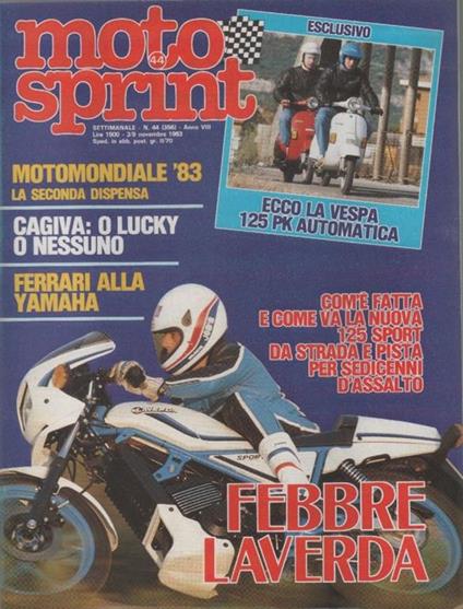 Moto sprint. n. 44 - 1983. Febbre Laverda - copertina