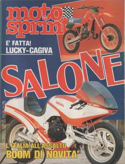 Moto sprint. n. 47- 1983. Salone di Milano: boom di novità - copertina