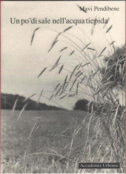 Un po' di sale nell'acqua tiepida - Mavi Pendibene - copertina
