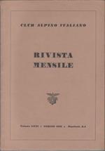 Club Alpino Italiano. Rivista mensile. vol. LXXI. 1952 n. 3/4