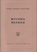 Club Alpino Italiano. Rivista mensile. vol. LXXI. 1952 n. 7/8