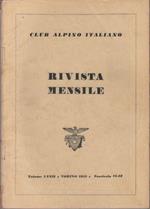 Club Alpino Italiano. Rivista mensile. vol. LXXII. 1953 n. 11/12