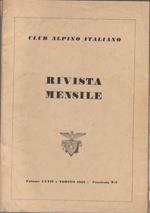 Club Alpino Italiano. Rivista mensile. vol. LXXII. 1953 n. 3/4
