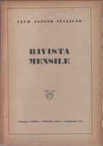 Club Alpino Italiano. Rivista mensile. vol. LXXIII. 1954 n. 1/2