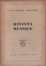 Club Alpino Italiano. Rivista mensile. vol. LXXIV. 1955 n. 3/4