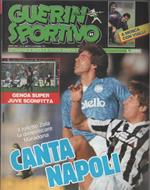 Guerin Sportivo n. 41. 1991. Poster Inter